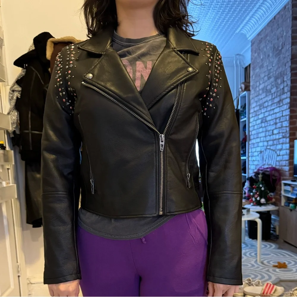 Blank NYC - leather stud jacket - size M - Picture 5 of 5